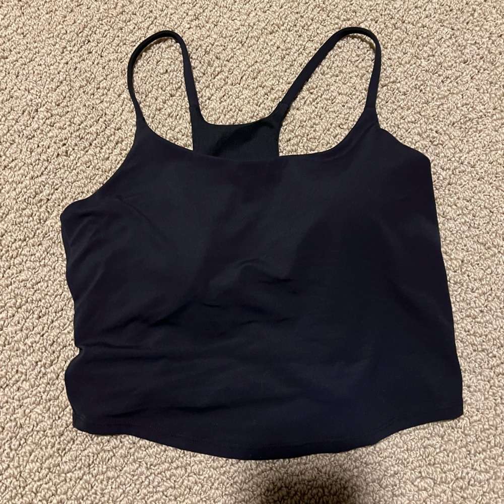 Black tank top